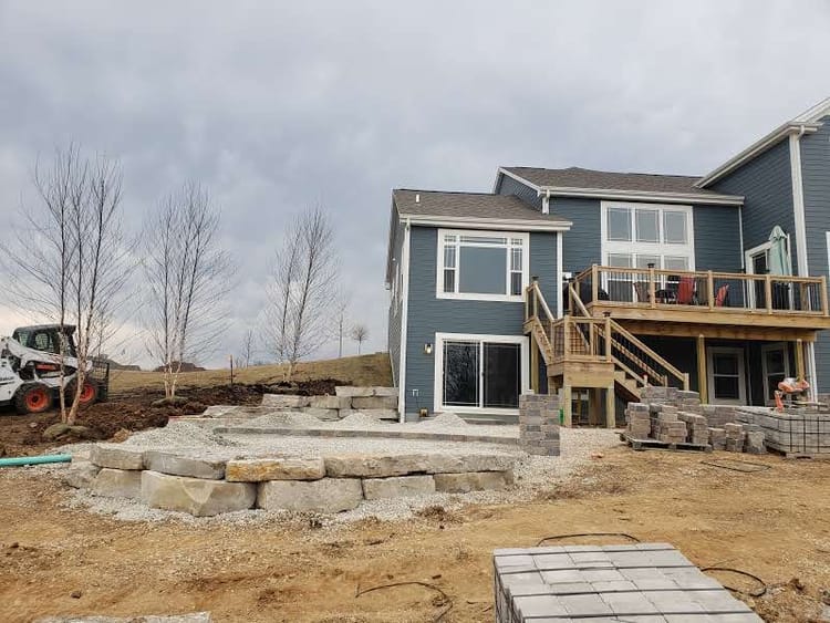 Retaining Wall and Patio Masterpiece